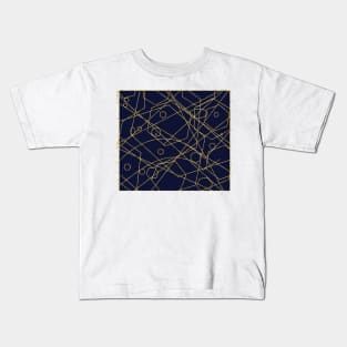 Geo Gold Kintsugi Style Kids T-Shirt